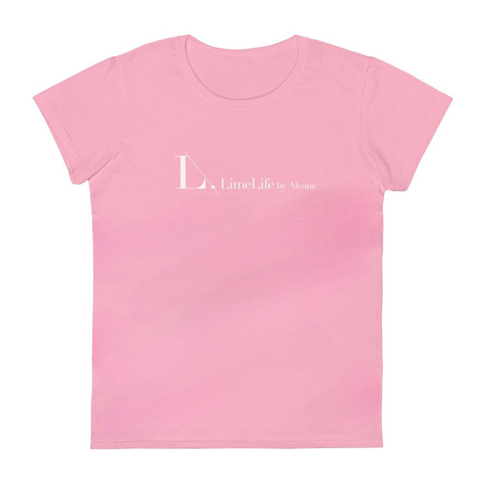 LimeLife by Alcone - Women's short sleeve t-shirt in "LIMITED EDITION PINK" and black