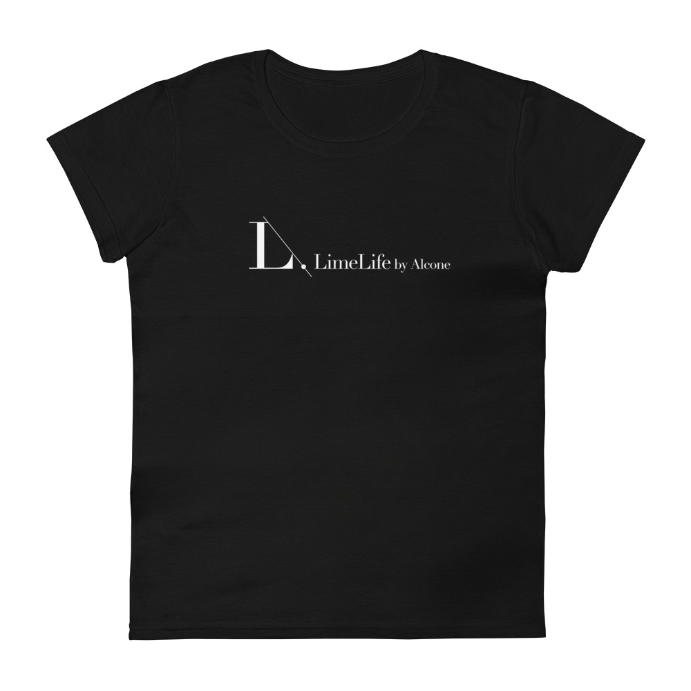 LimeLife by Alcone - Women's short sleeve t-shirt in "LIMITED EDITION PINK" and black
