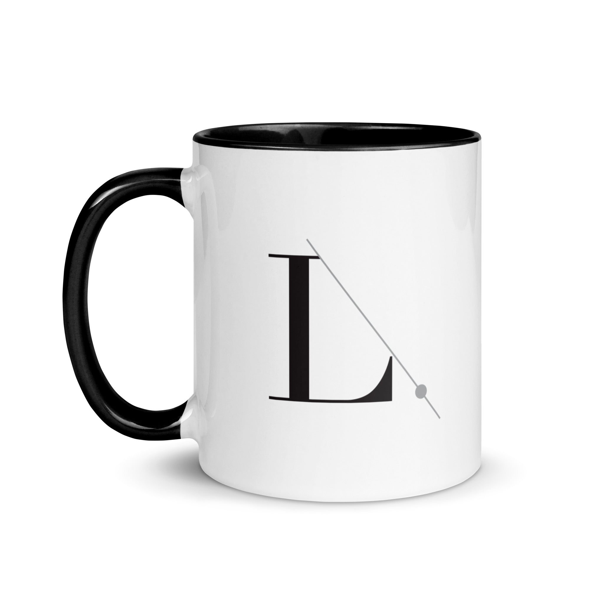 L Mug - Black inside and handle