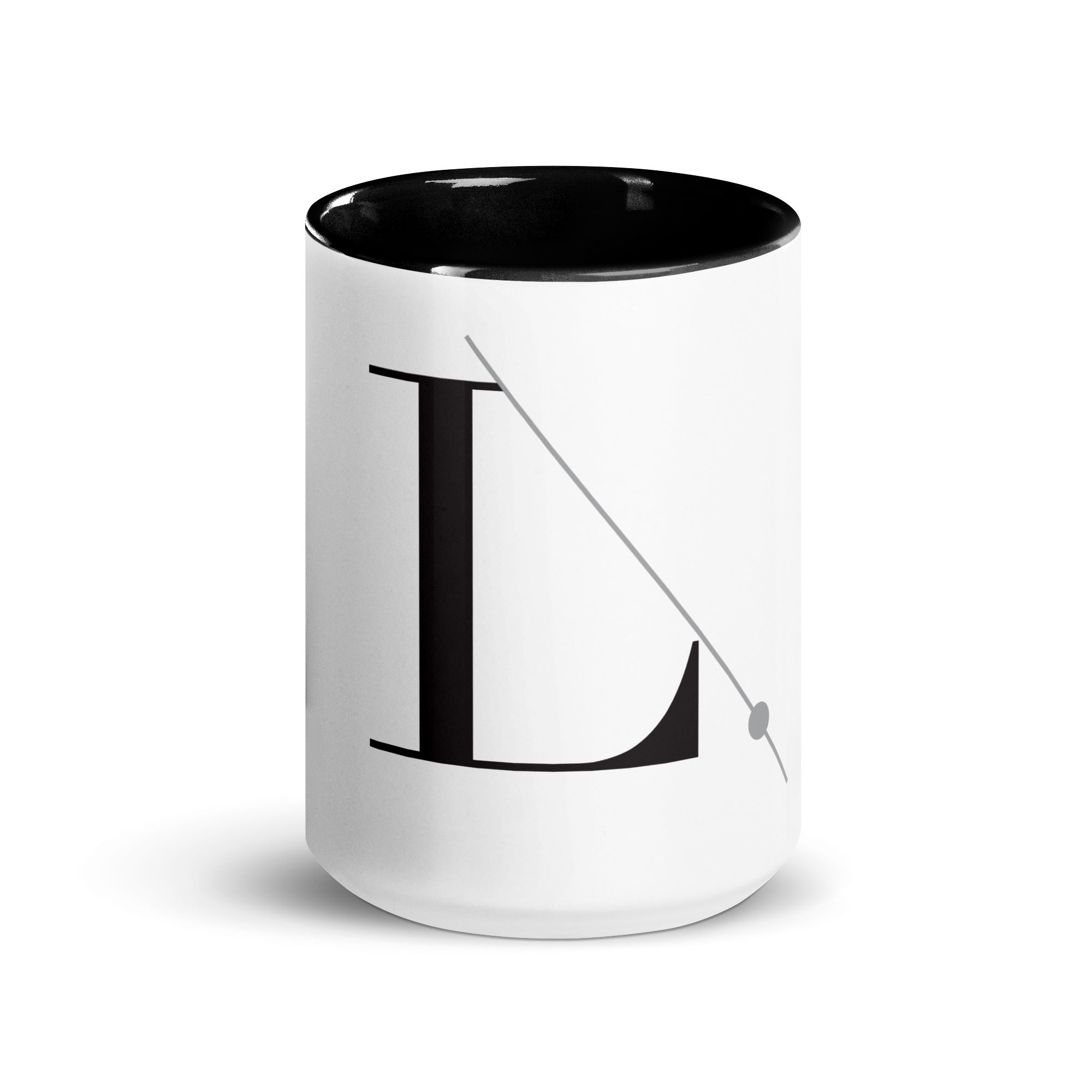 L Mug - Black inside and handle
