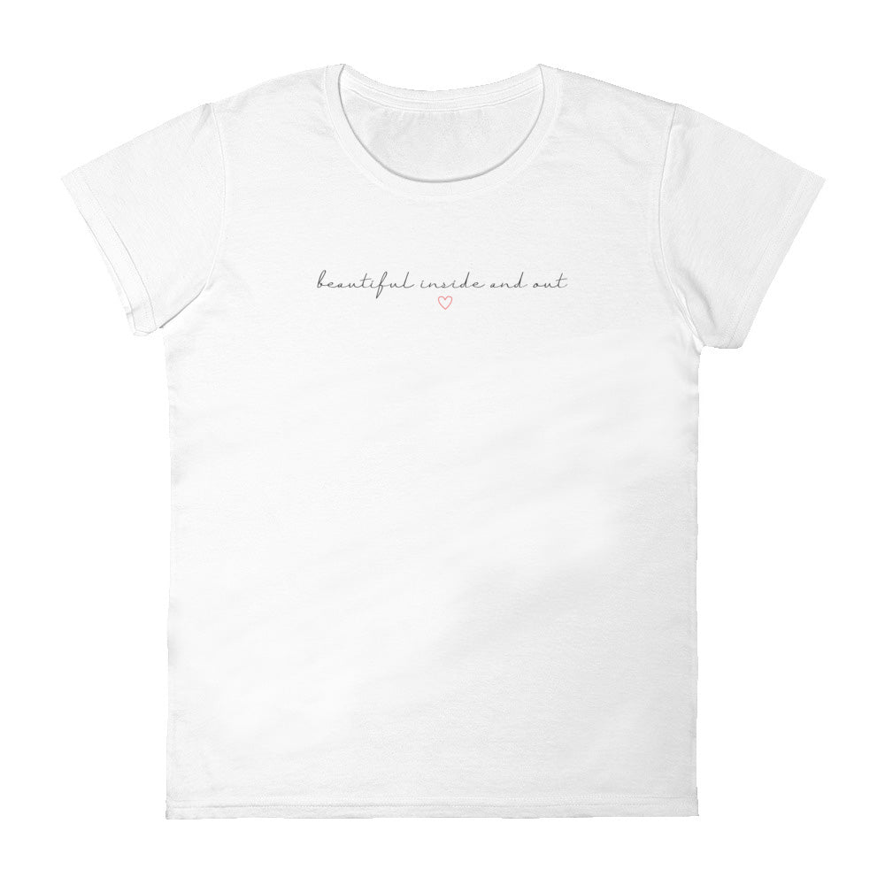 Beautiful Inside and Out - Women's short sleeve t-shirt
